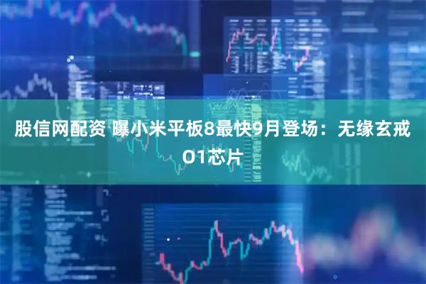 股信网配资 曝小米平板8最快9月登场：无缘玄戒O1芯片